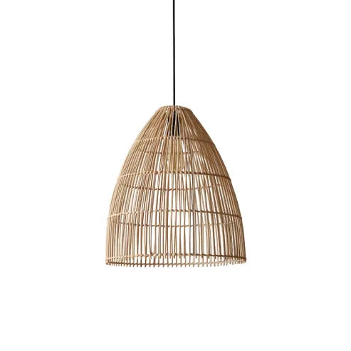 Wabi-sabi stil kreative hölzerne rattan pendelleuchte für küchen