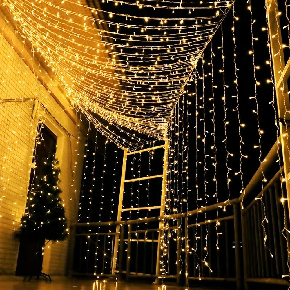 CelestiCurtain - lichterkette für draußen