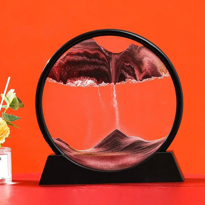 EternalDunes - 3D Bewegte Sandlandschaft Sanduhr