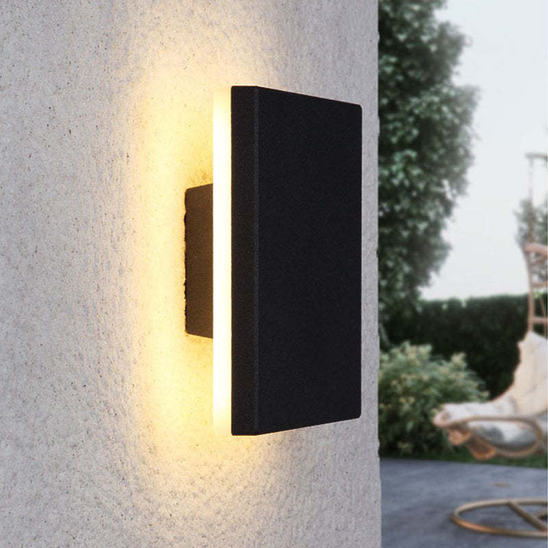 LED wandlampe im modernen minimalismus