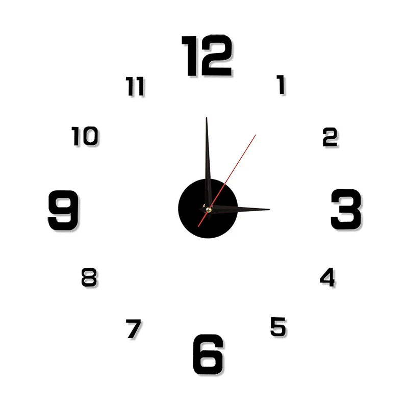 Grenzenlose - Rahmenlose Wanduhr