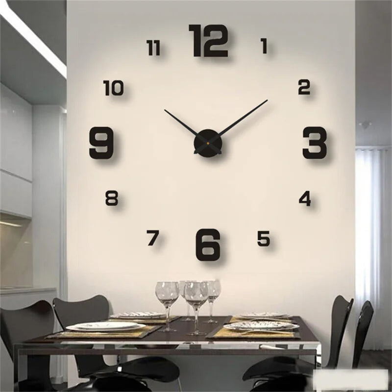 Grenzenlose - Rahmenlose Wanduhr