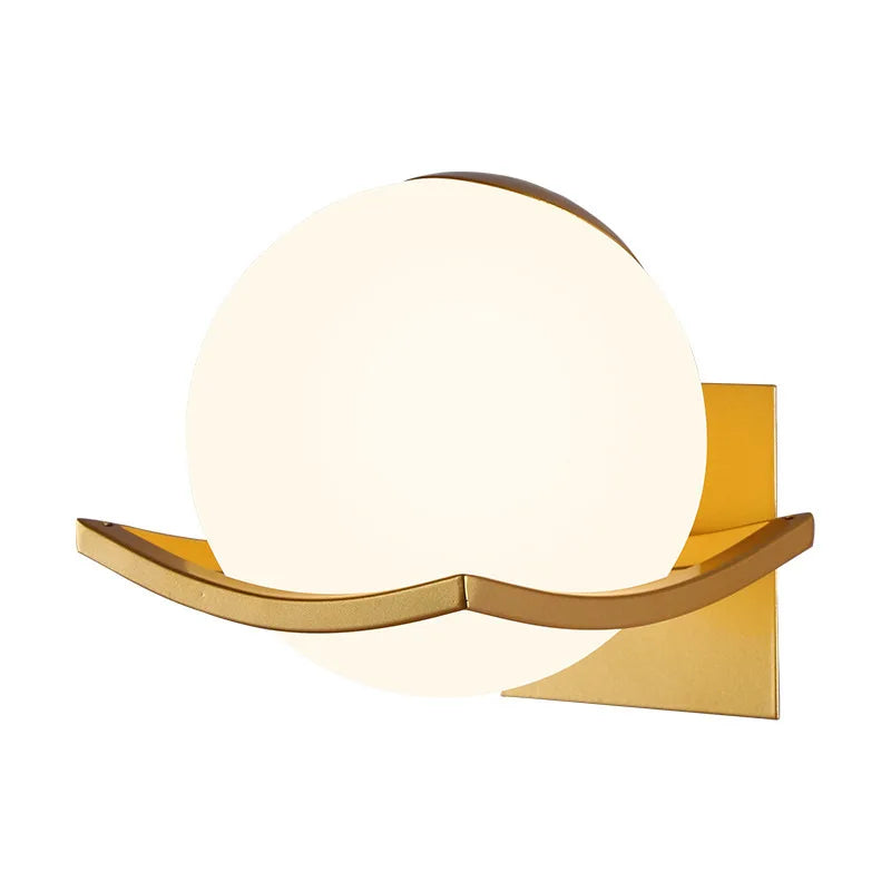 EuroLuxe - Milchglas-Wandlampe
