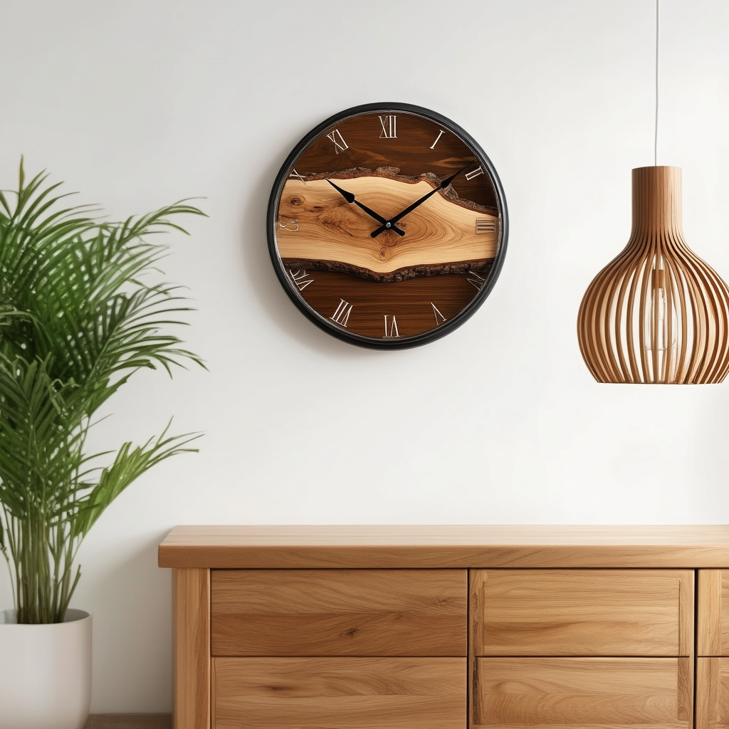 LucidHour - Transparente Wanduhr
