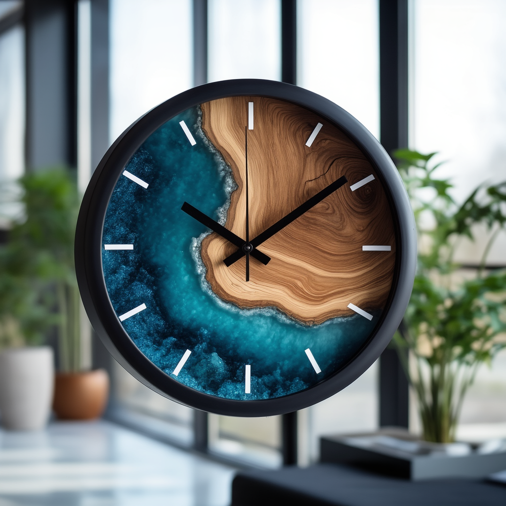 LucidHour - Transparente Wanduhr