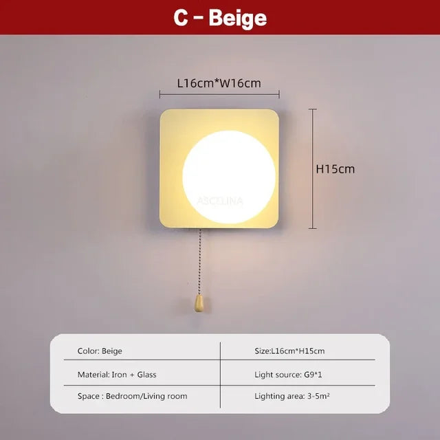 GeoGlow - Nordische Balkenlampe