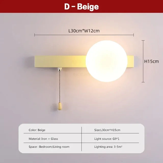 GeoGlow - Nordische Balkenlampe