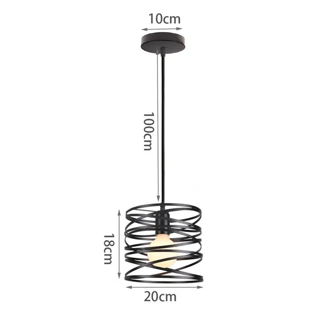 LoftLoop - Industrial Twist Pendelleuchte