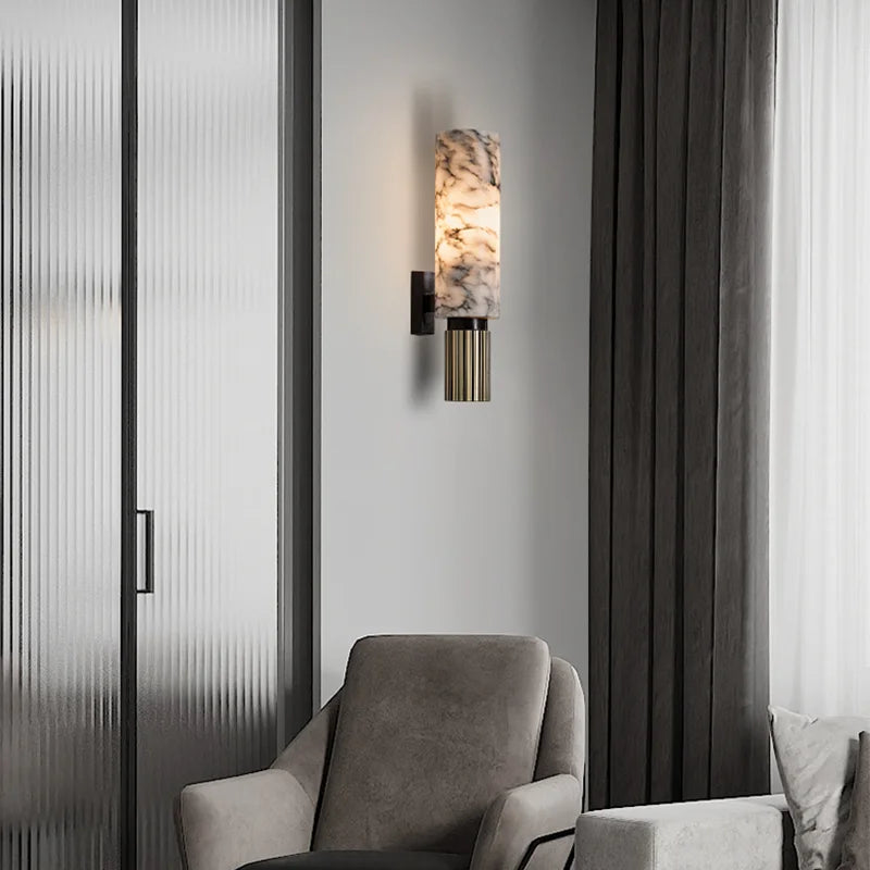 LuxeMarble - Marmor Wandleuchte
