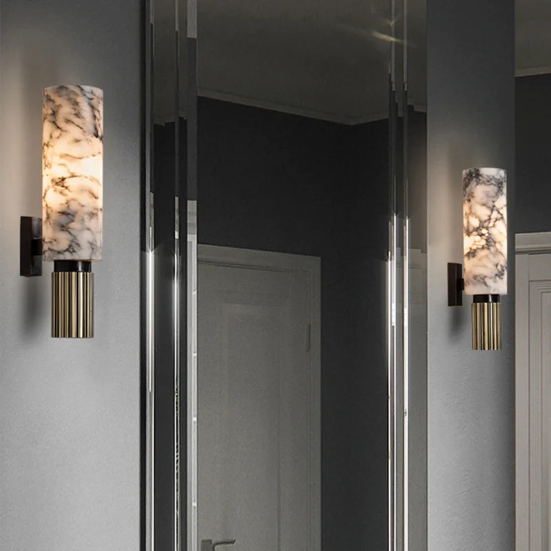 LuxeMarble - Marmor Wandleuchte