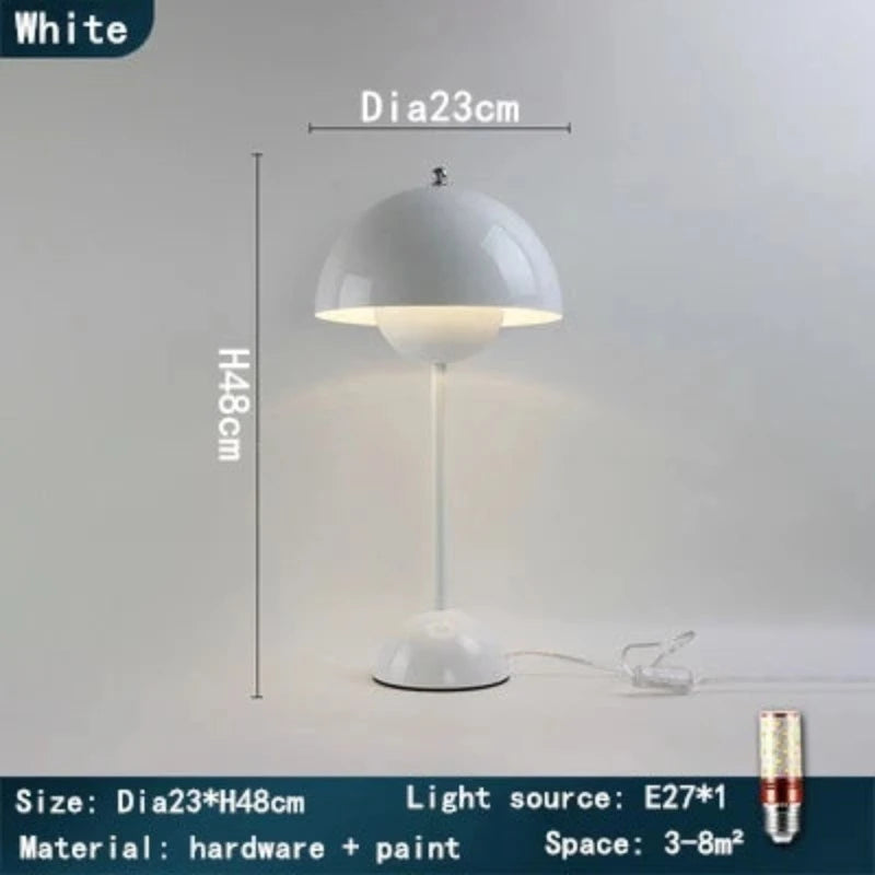 DanishMeadow - Pilzförmige Macaron-Tischlampe
