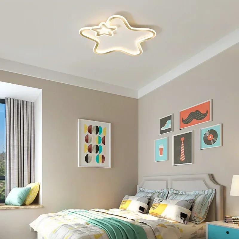 RadiantGlow - Moderne Ster Led Plafondlamp