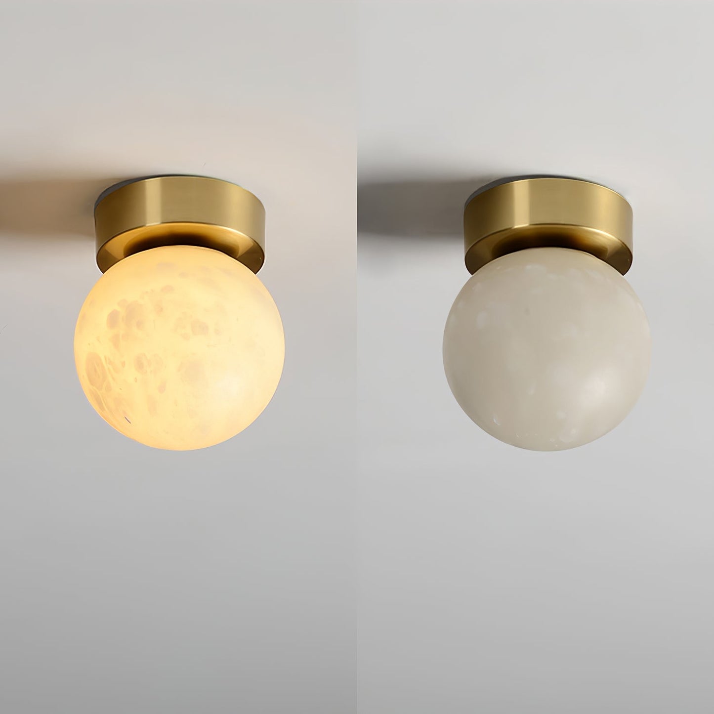 LunaGlanz | Alabaster Deckenleuchte