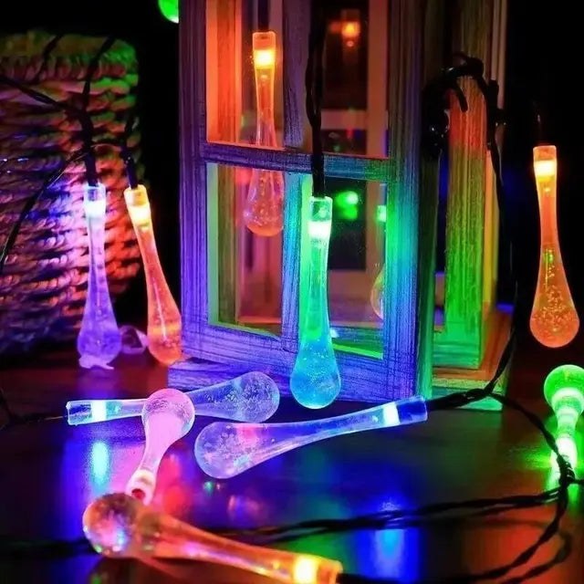 RainbowRaindrop - Solar Lichterkette