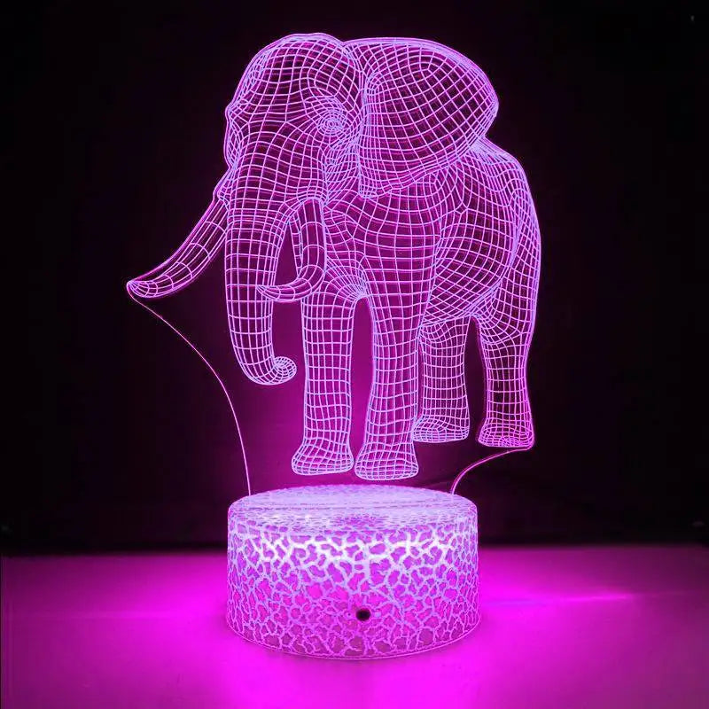 3DTrunk - Elefanten Illusion Licht