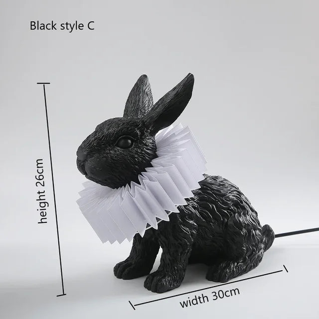 BunnyScarf - Kaninchenlampen aus Harz