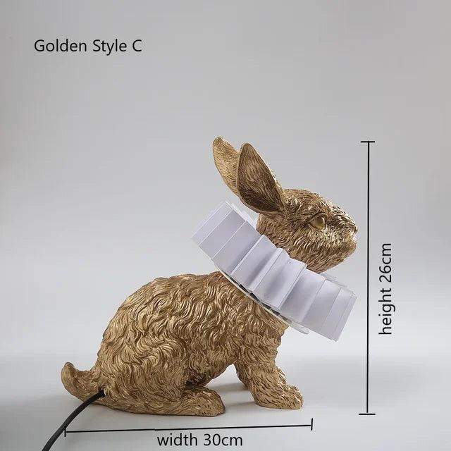 BunnyScarf - Kaninchenlampen aus Harz