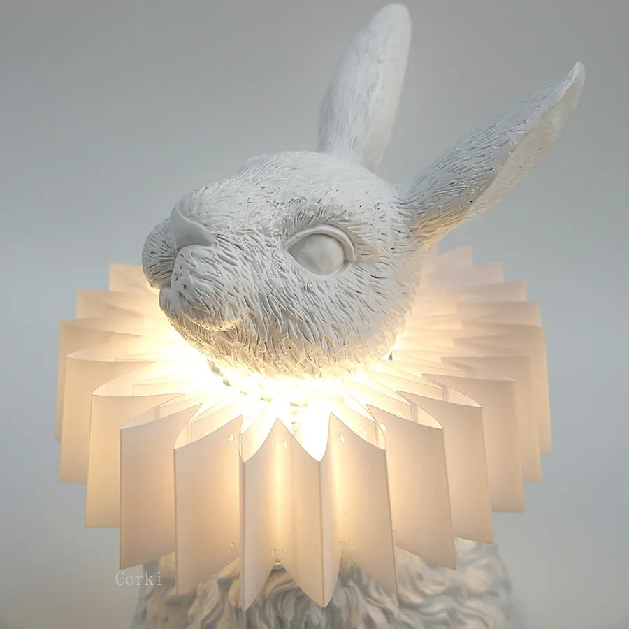 BunnyScarf - Kaninchenlampen aus Harz