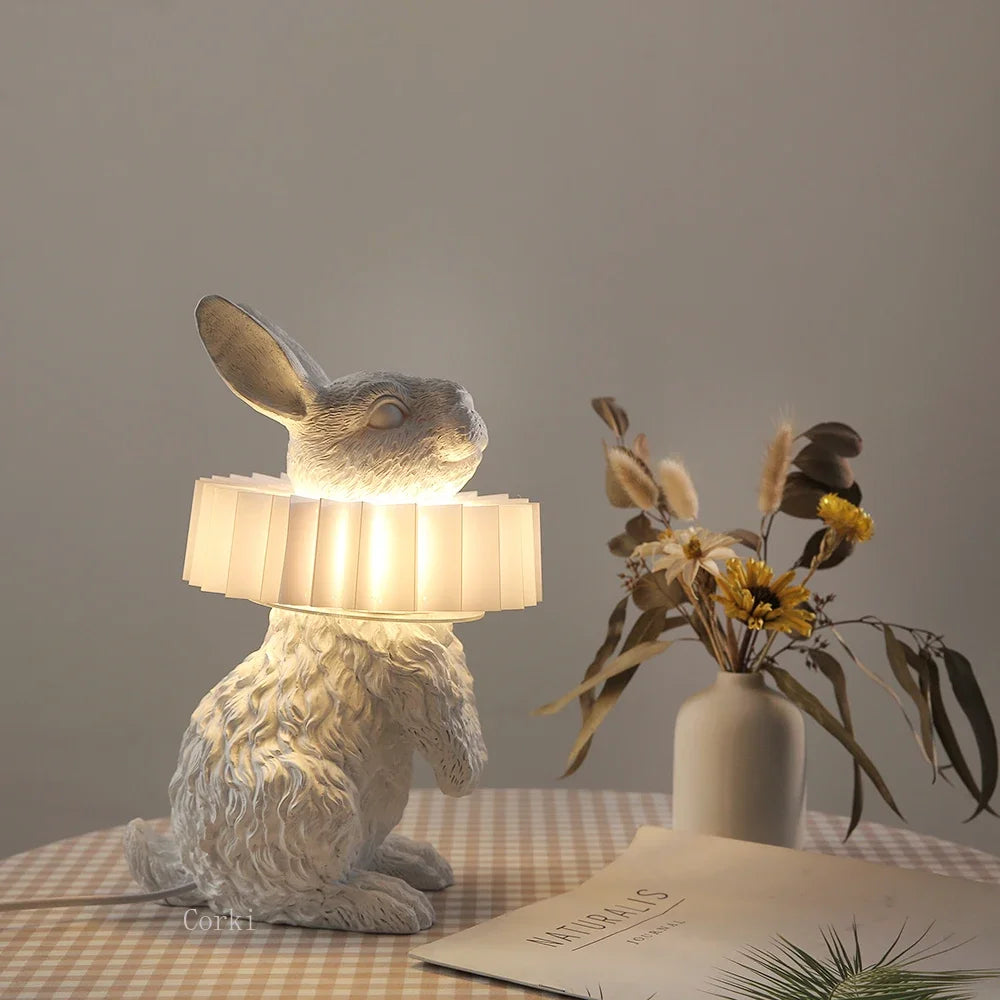 BunnyScarf - Kaninchenlampen aus Harz