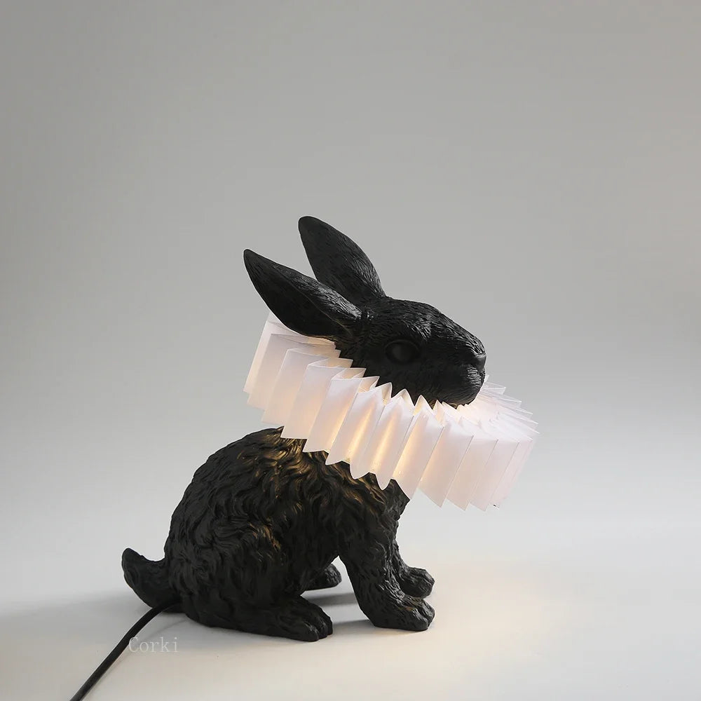 BunnyScarf - Kaninchenlampen aus Harz