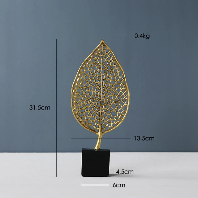 LuxeLeaf - Goldene Blattdekorationen