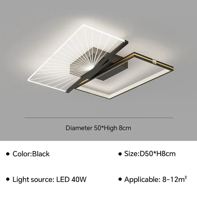 LuminaNordic - Nordic LED-Deckenleuchte