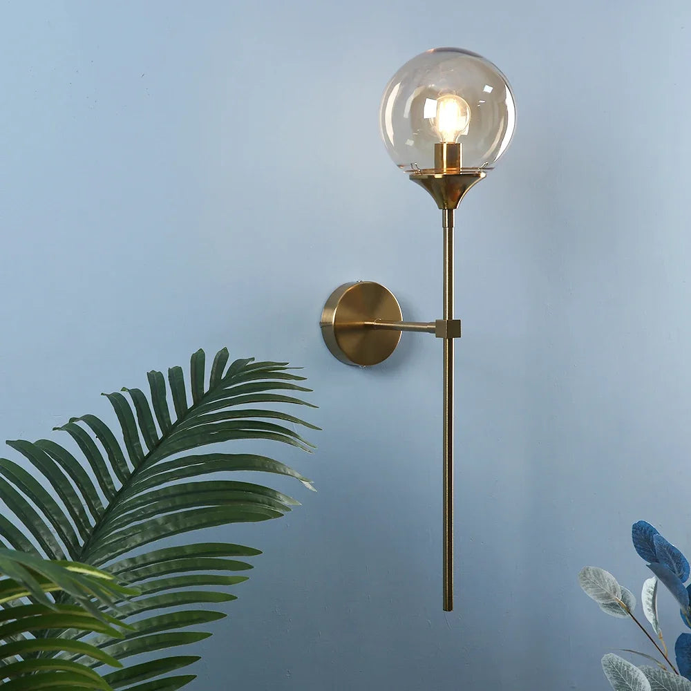 GlimmerNord - Wandleuchte Skandinavisch Modern Glas