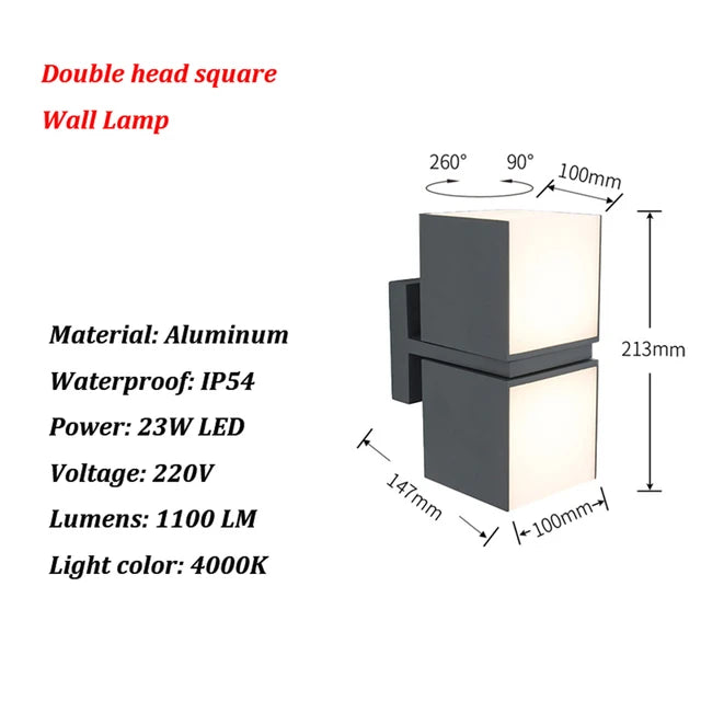 AquaSeal - Wasserdichte Led-Wandleuchte