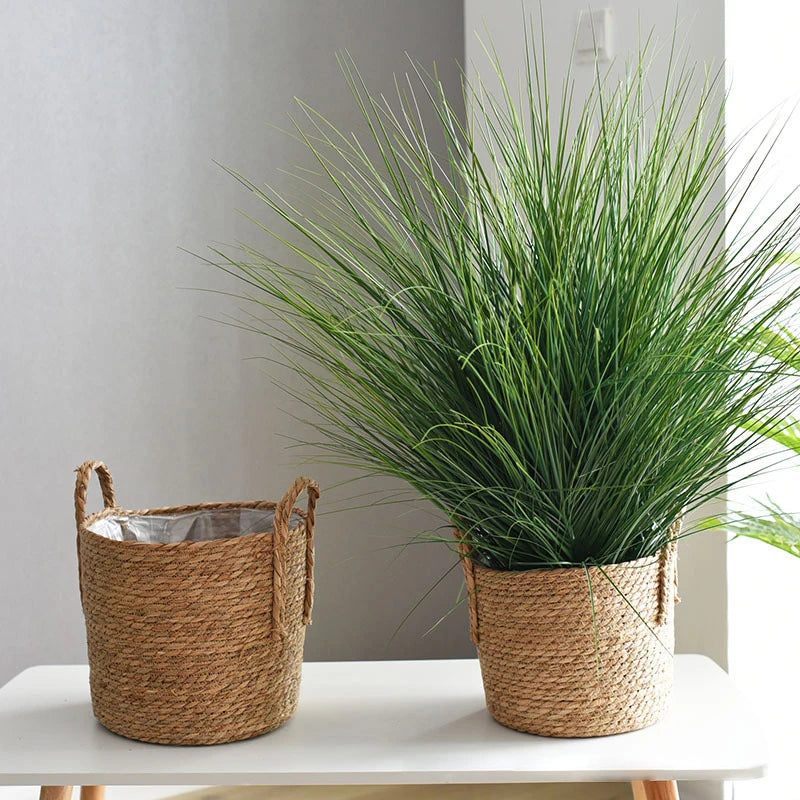 GardenGrace | Handgewebter Strohkorb