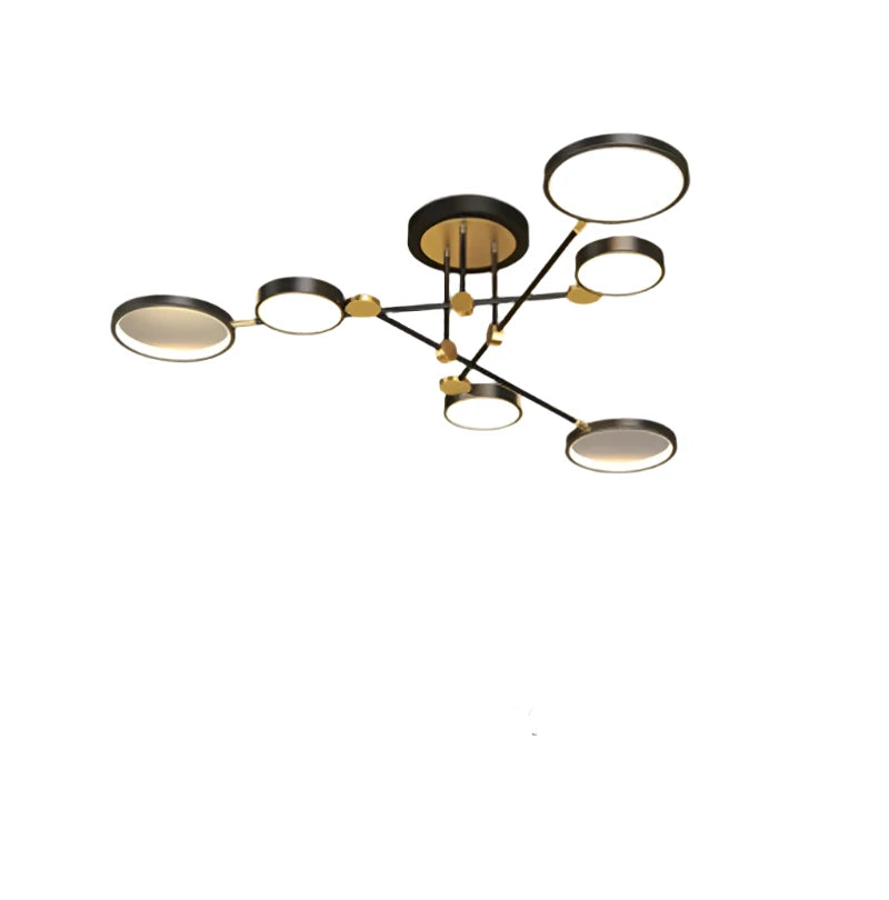 NordicLuxe | Goldene Plafond Kronleuchter