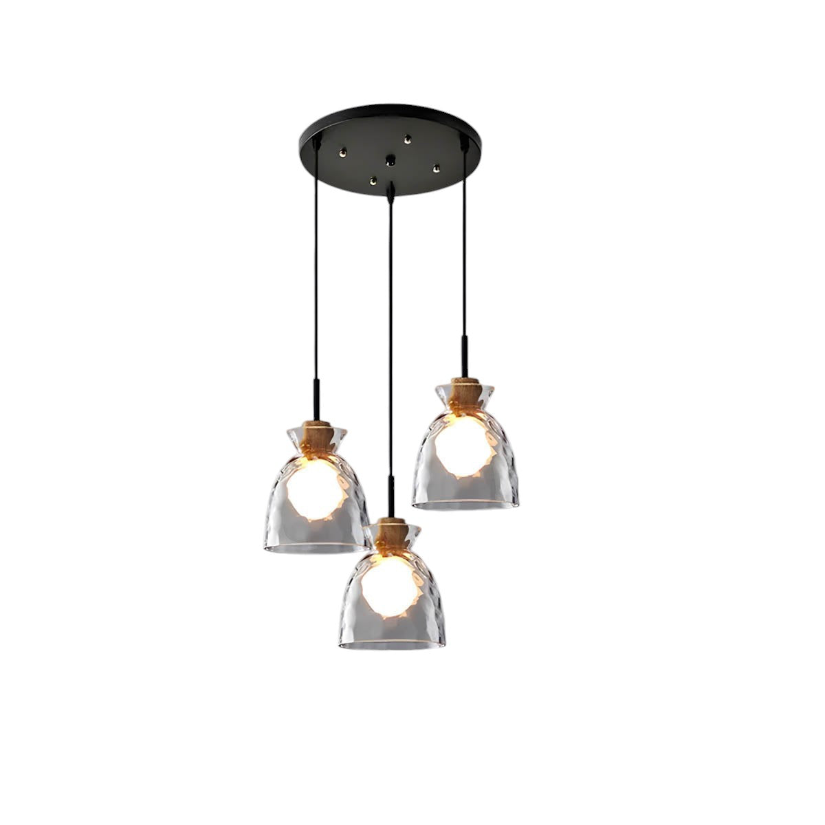 Tokyo glass chandelier