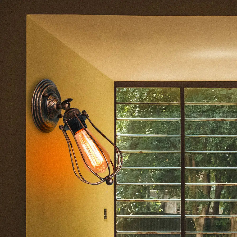 IndustrialCharm - Vintage Loft Wandleuchter