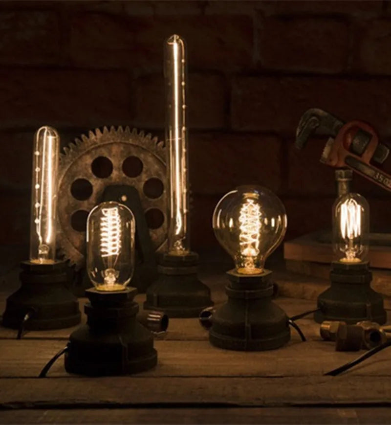 AquaCraft - Industrielle Wasserpfeifenlampe