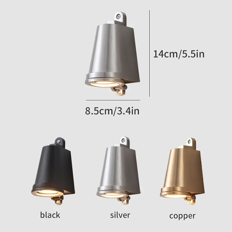 SolsticeGlow - Wandleuchte Aluminium