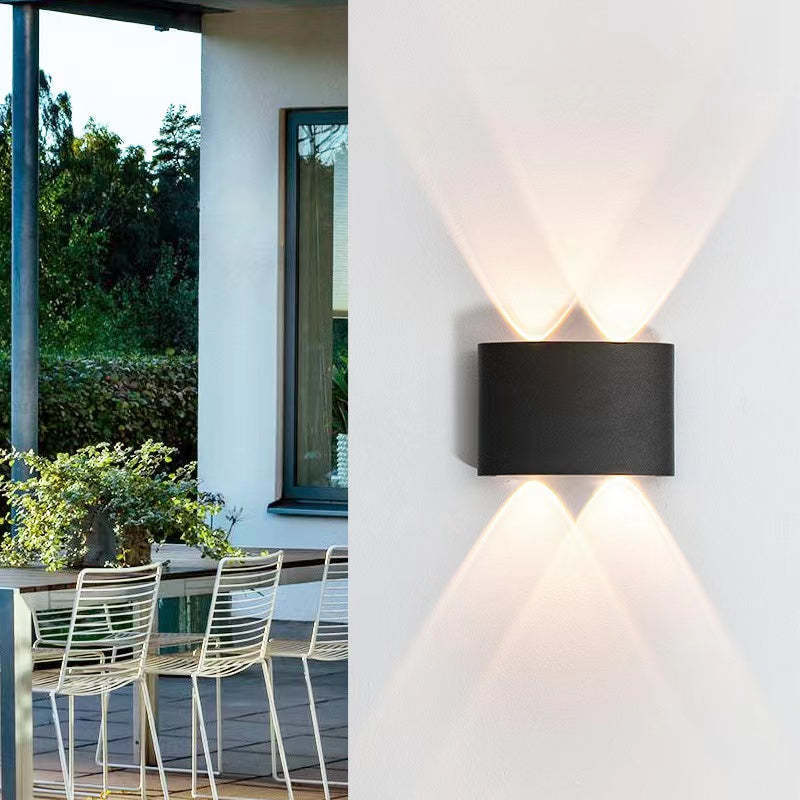LED-außenwandleuchte aus wasserdichtem aluminium, für den mauerpfeffer geeignet