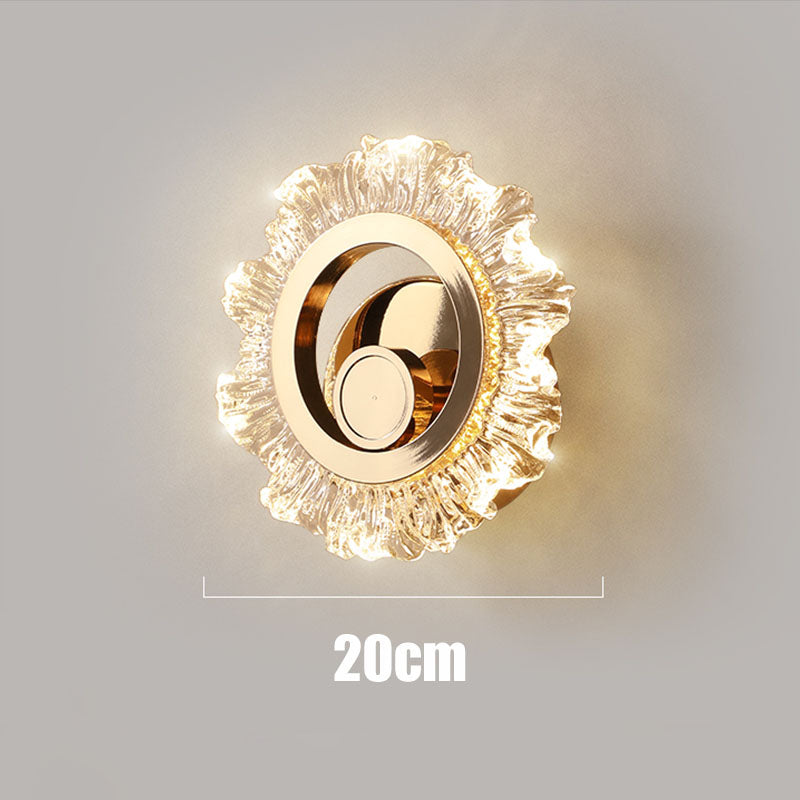 SunBurst - Goldene Lampe