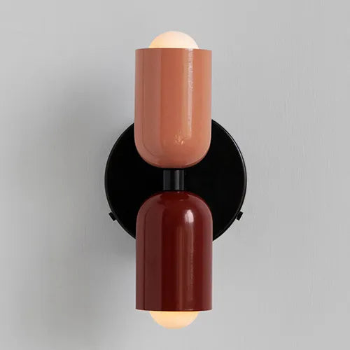 Mittelalterliche creme wind doppelköpfe schlafzimmer nachttischlampe französisch wandlampe