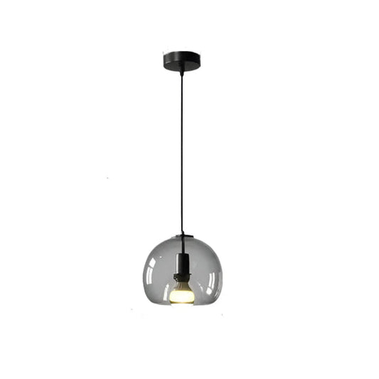 Mundgeblasene glas-deckenleuchte