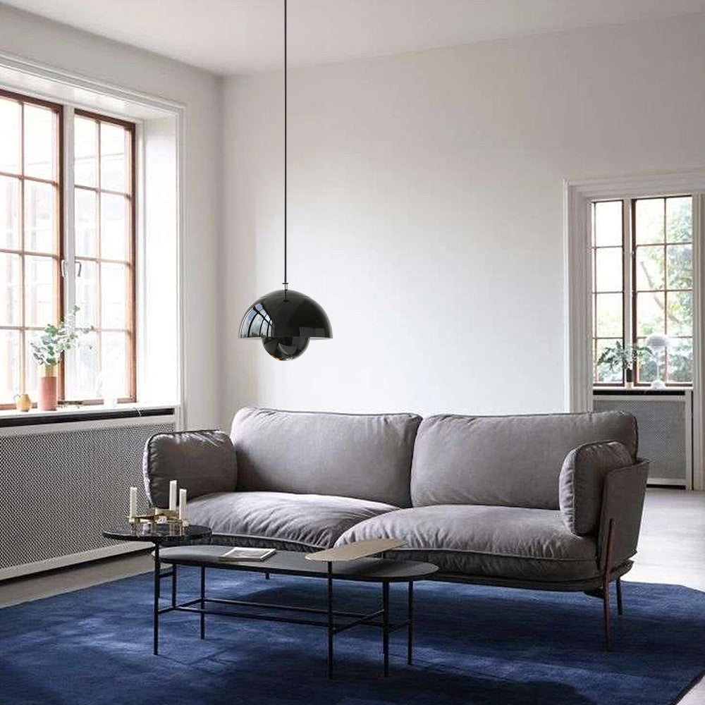 Moderne knospen-wandleuchte aus metall - LED-hängeleuchte mit verstellbarem kabel, 1 lichtquelle