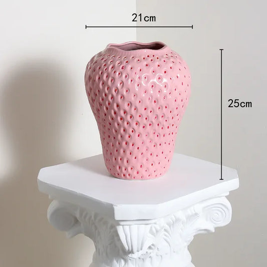 WhimsyBerry - keramikvase erdbeere