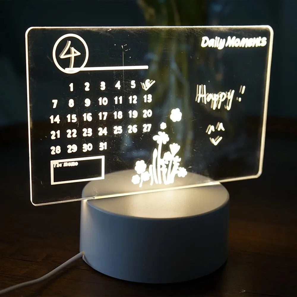 NoteGlow - Note Board Tischlampe