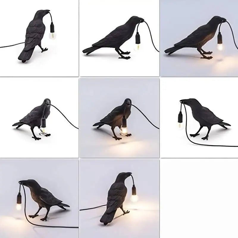 Gothic Nightbird - Gotische Rabenlampe