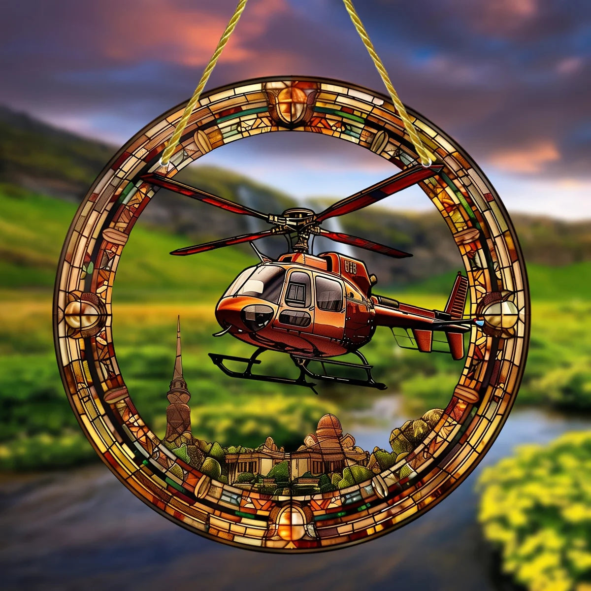 RoundGlass - Hubschrauber-Sonnenfänger