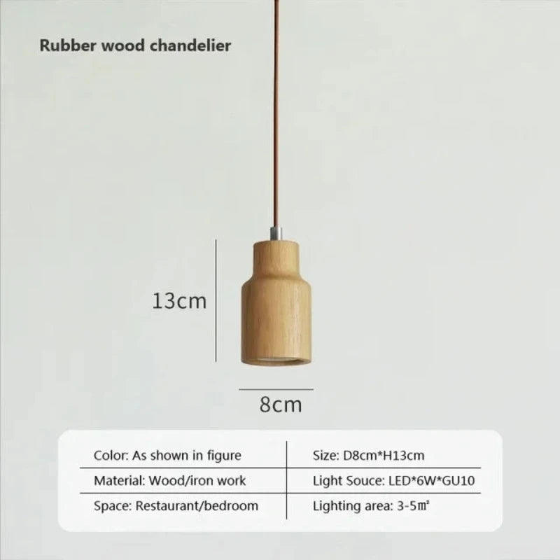 TimberEssence - Nordisches Holz Pendelleuchte