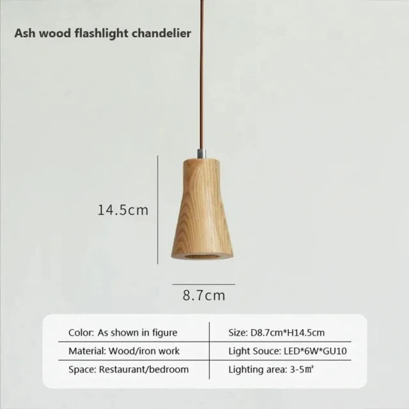 TimberEssence - Nordisches Holz Pendelleuchte