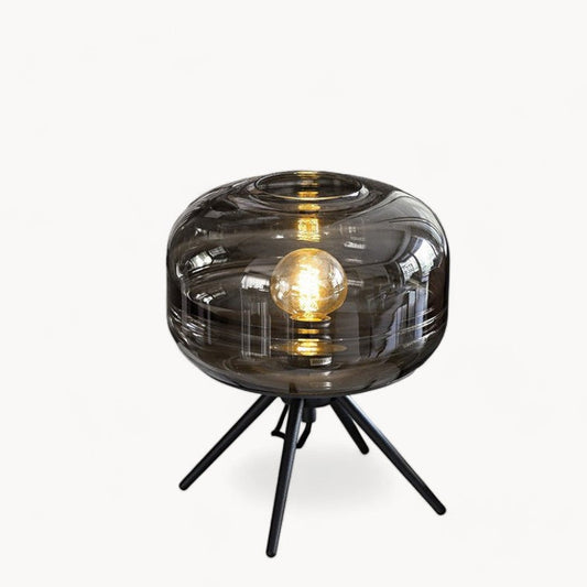 Postmoderne kuppel-glastischlampe