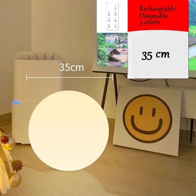GleamingOrb - Große LED-Kugellampe Globe Bodenleuchte