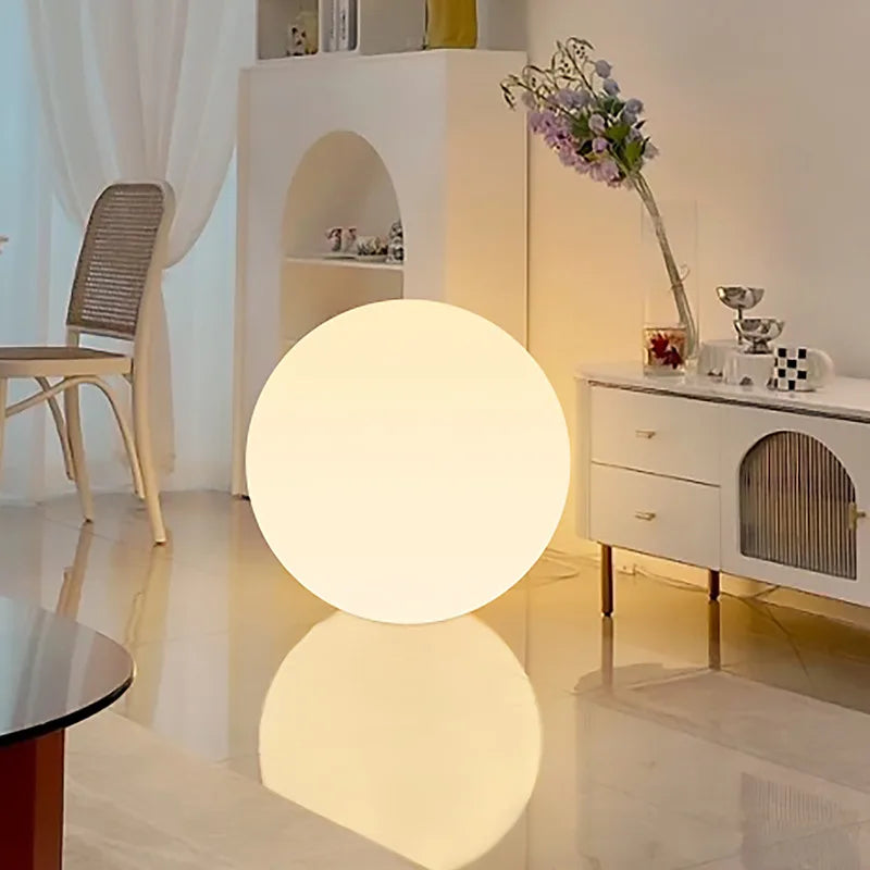 GleamingOrb - Große LED-Kugellampe Globe Bodenleuchte