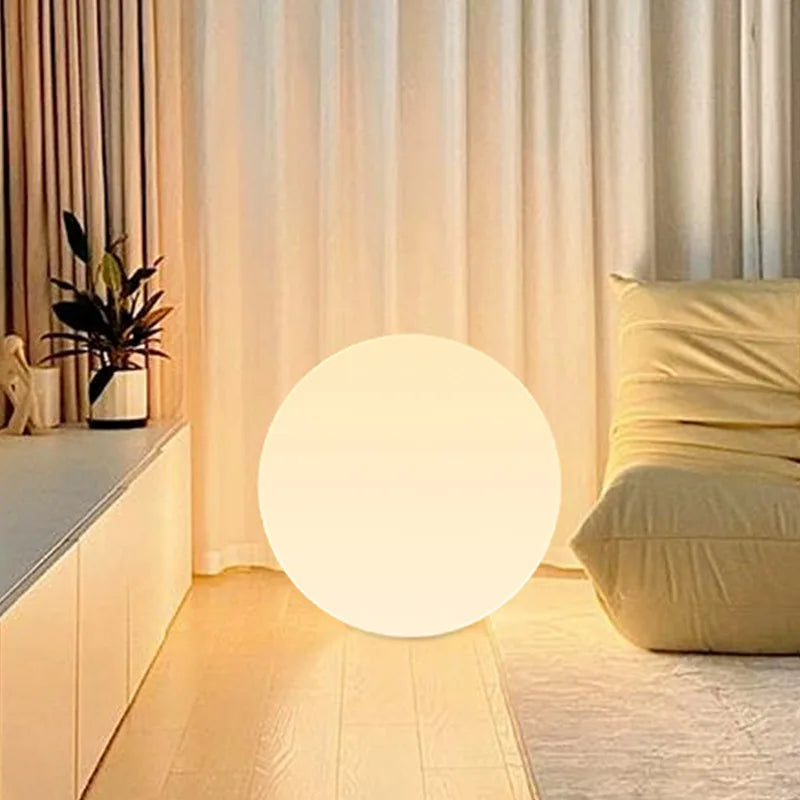 GleamingOrb - Große LED-Kugellampe Globe Bodenleuchte