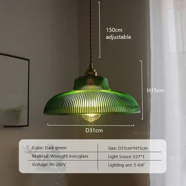 GlacialGlow  - Glas Pendelleuchte
